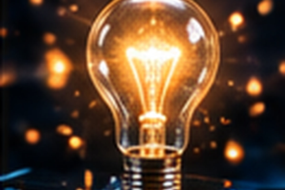Lightbulb representing strong blog headline ideas