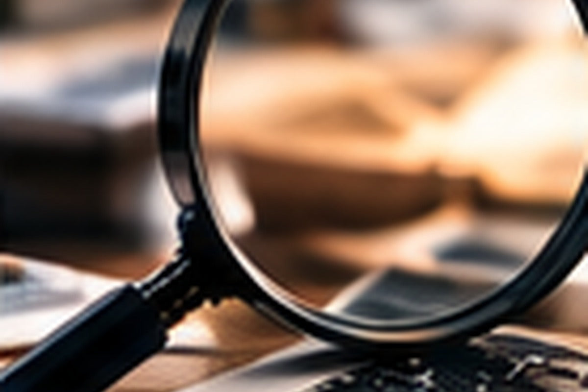 Search-focused workspace representing customer questions and SEO research