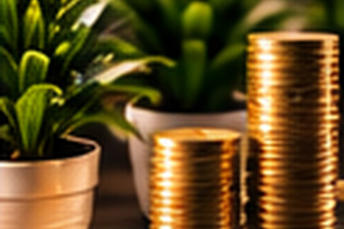 Growing coin stacks representing marketing with a limited budget